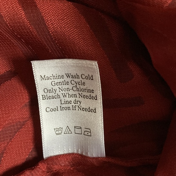Coldwater Creek PXS red blouse - petite X-small - Picture 5 of 8